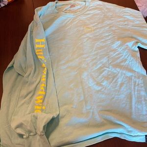 Baby blue huf shirt